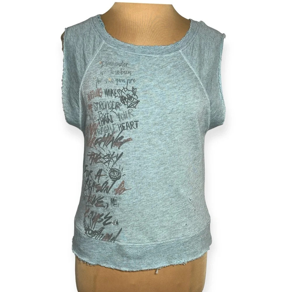 SIWY DENIM
NORA TOP IN STERLING BLUE STONE AGED size S